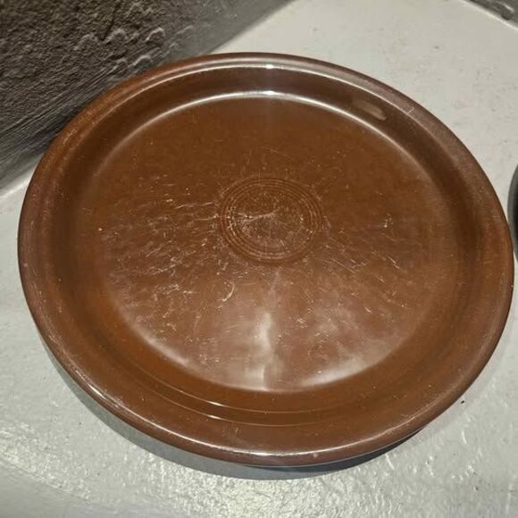 Set of 2 Chocolate Fiestaware Salad Plates 9" - Picture 2 of 5